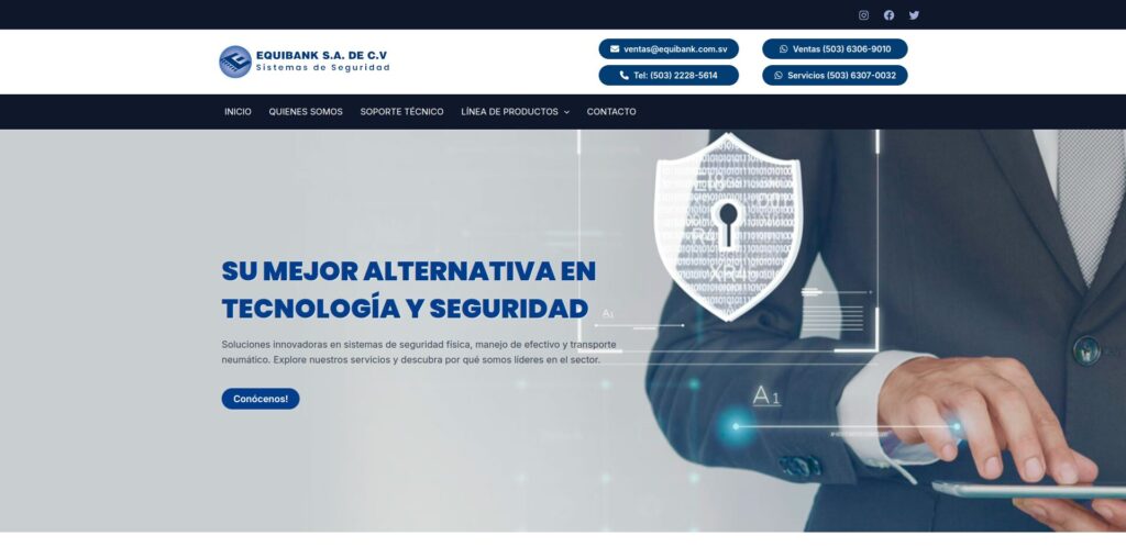 Sitio web de EQUIBANK