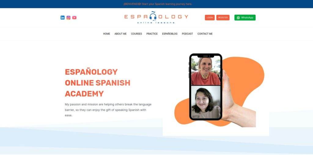 Sitio web de Españology