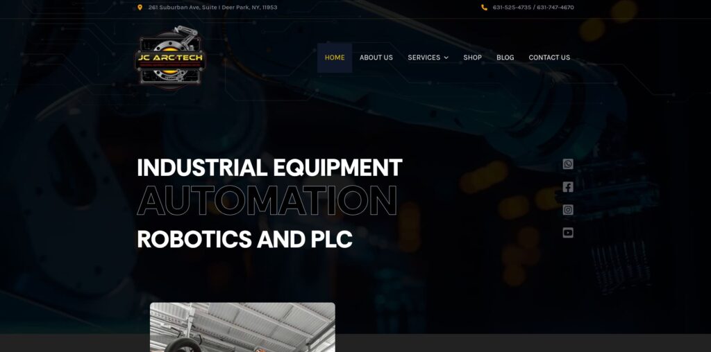 Sitio web de JC Arc Tech