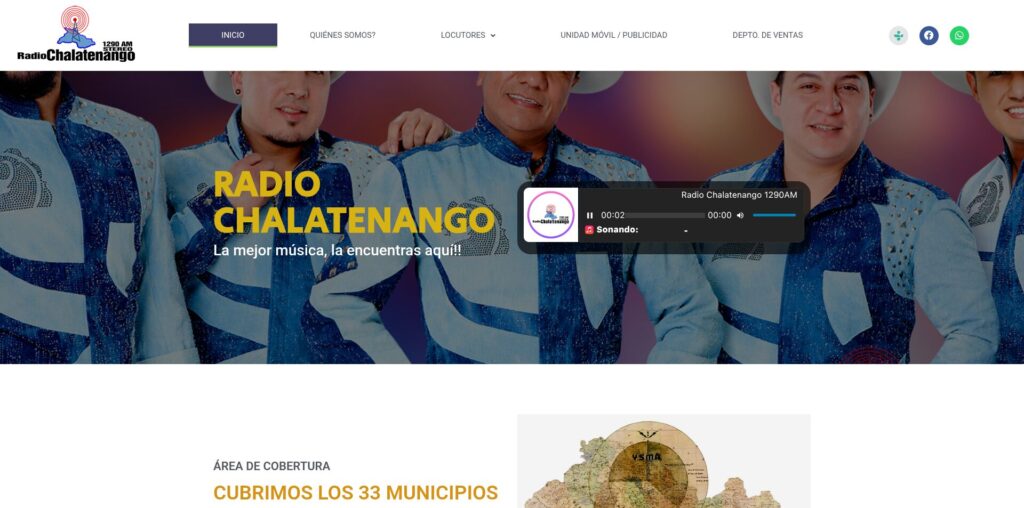 Sitio web de Radio Chalatenango