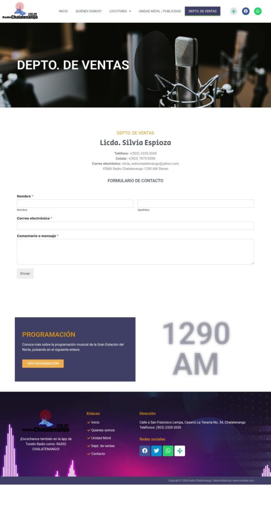 Departamento de ventas