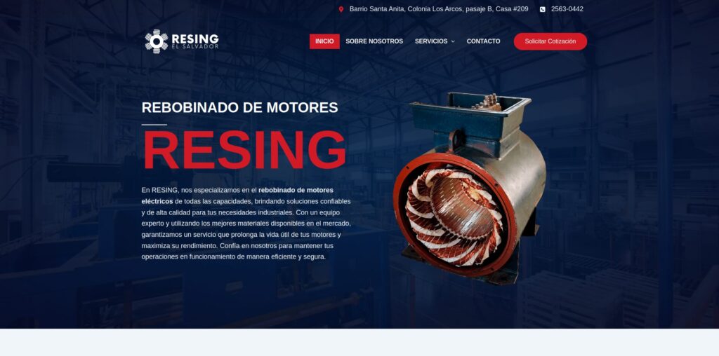 Sitio web de RESING