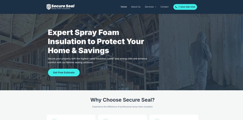 Sitio web de Secure Seal Insulation