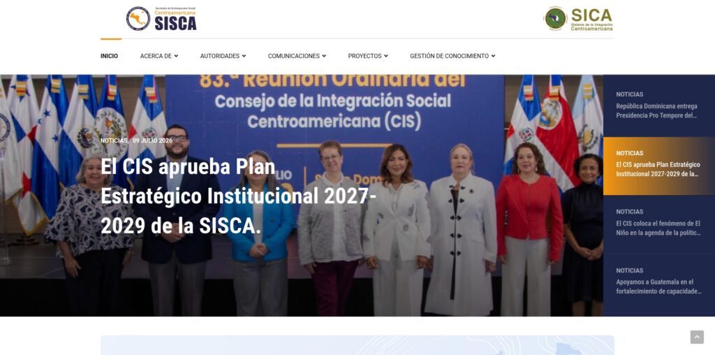 Sitio web de SISCA