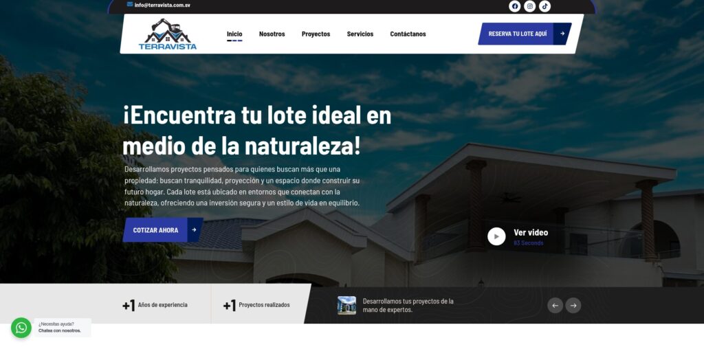 Sitio web de Terravista