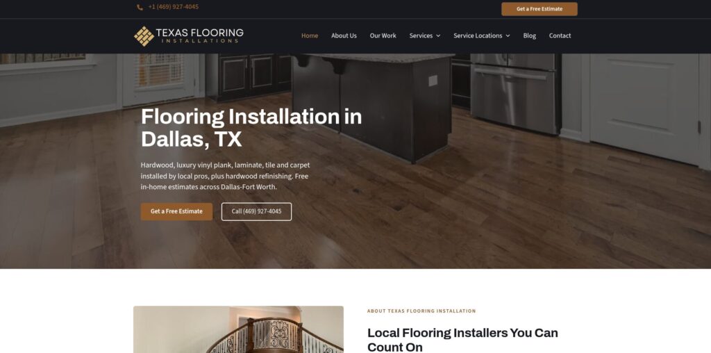 Sitio web de Texas Flooring Installations